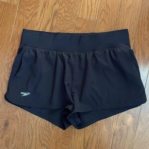 Speedo Black‎ Athletic Shorts with pockets Medium